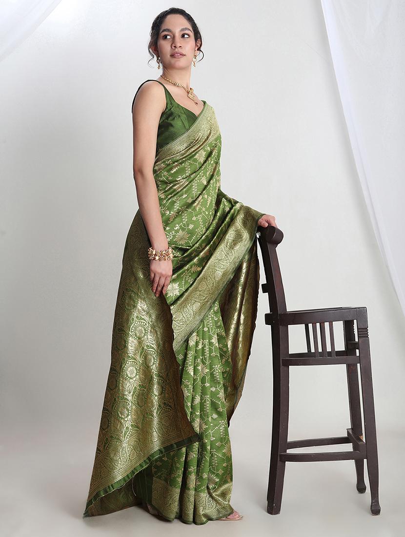 women self design banarasi saree with blouse - 21978369 -  Standard Image - 1