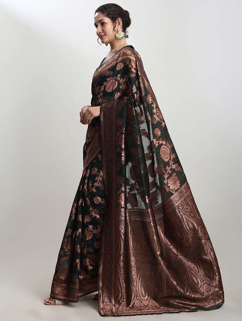 women self design banarasi saree with blouse - 21978384 -  Standard Image - 1