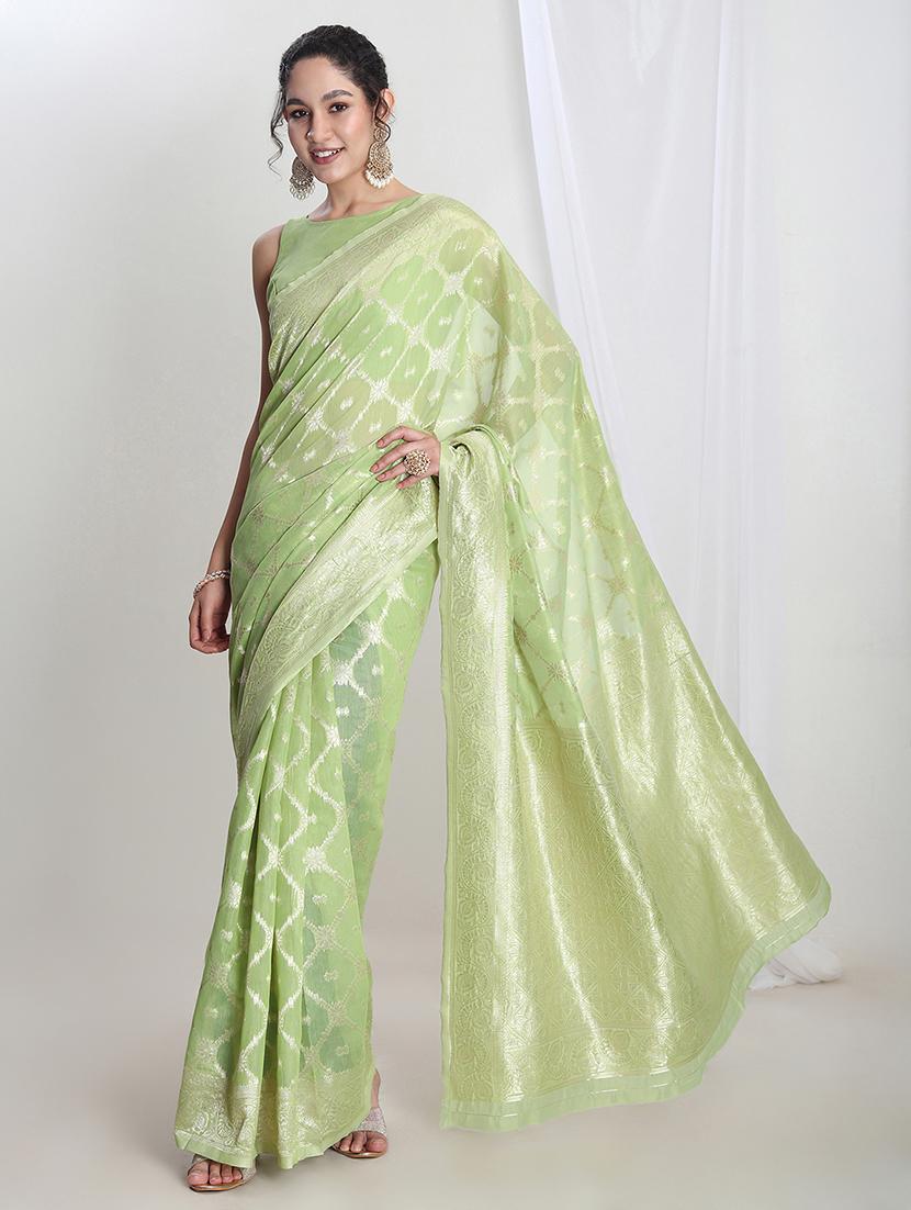 women self design banarasi saree with blouse - 21978389 - Standard Image - 1