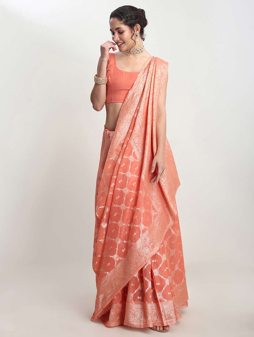 women self design banarasi saree with blouse - 21978390 -  Standard Image - 1