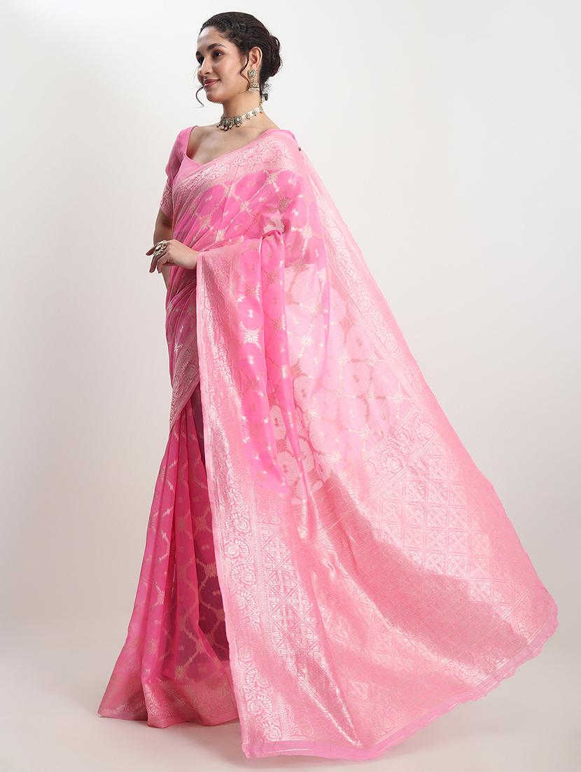 women self design banarasi saree with blouse - 21978391 - Standard Image - 1