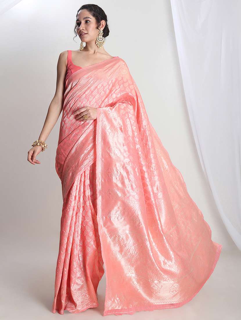 women self design banarasi saree with blouse - 21978393 - Standard Image - 1
