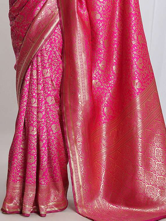 women self design banarasi saree with blouse - 21978394 - Standard Image - 1