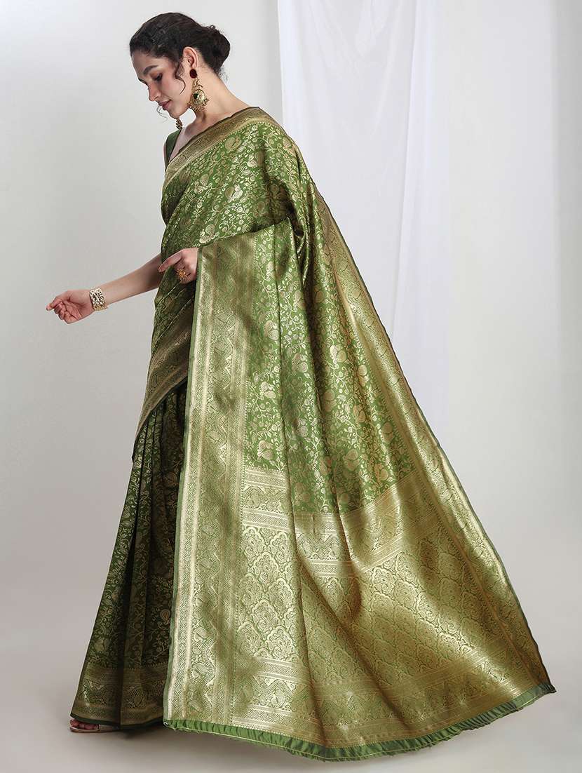 women self design banarasi saree with blouse - 21978396 -  Standard Image - 1