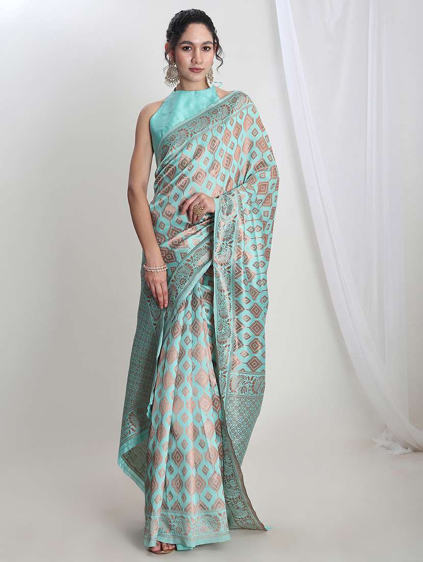 women self design banarasi saree with blouse - 21978398 - Standard Image - 1