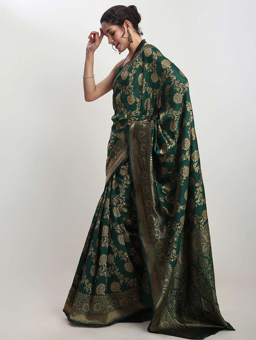 women self design banarasi saree with blouse - 21978406 -  Standard Image - 1