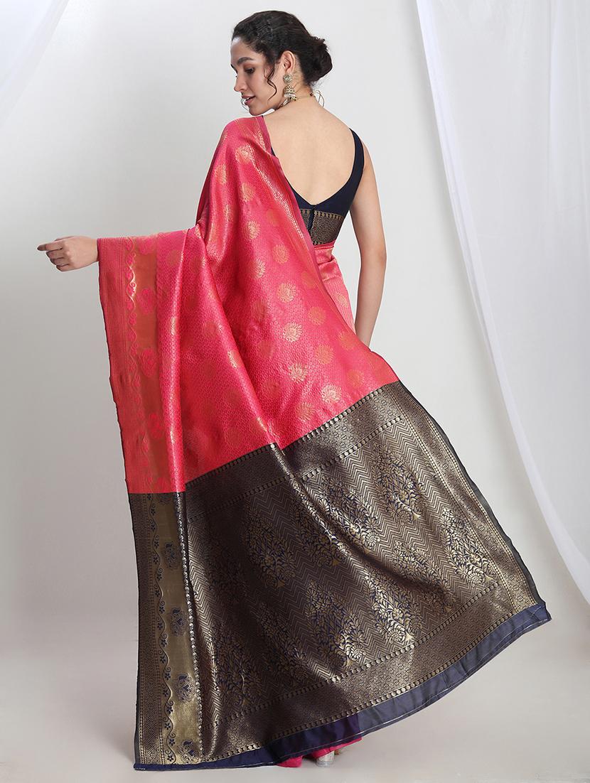 women self design banarasi saree with blouse - 21978410 - Standard Image - 1