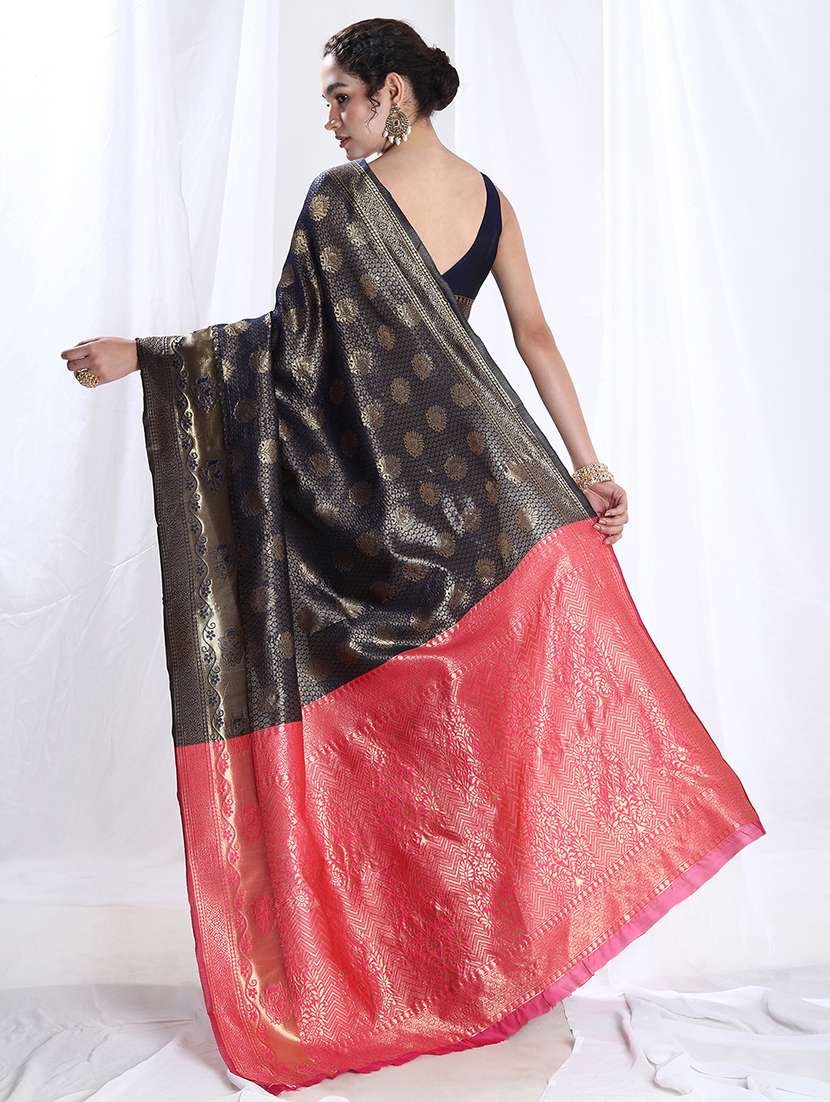 women self design banarasi saree with blouse - 21978411 - Standard Image - 1