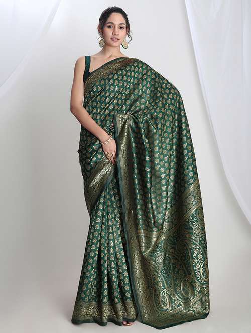women self design banarasi saree with blouse - 21978412 -  Standard Image - 0