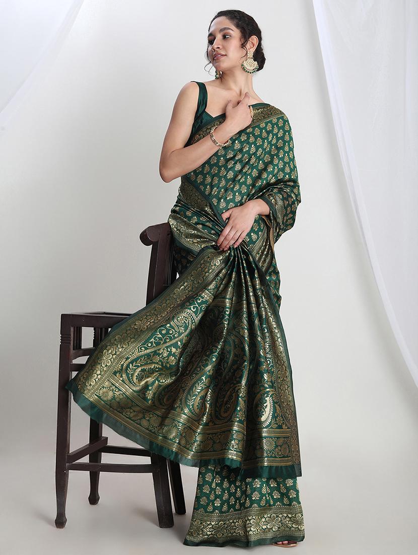 women self design banarasi saree with blouse - 21978412 - Standard Image - 1