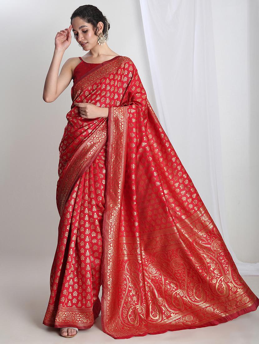 women self design banarasi saree with blouse - 21978413 -  Standard Image - 1