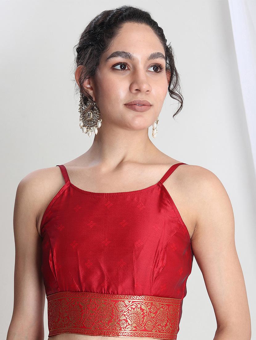 women self design banarasi saree with blouse - 21978413 - Standard Image - 4