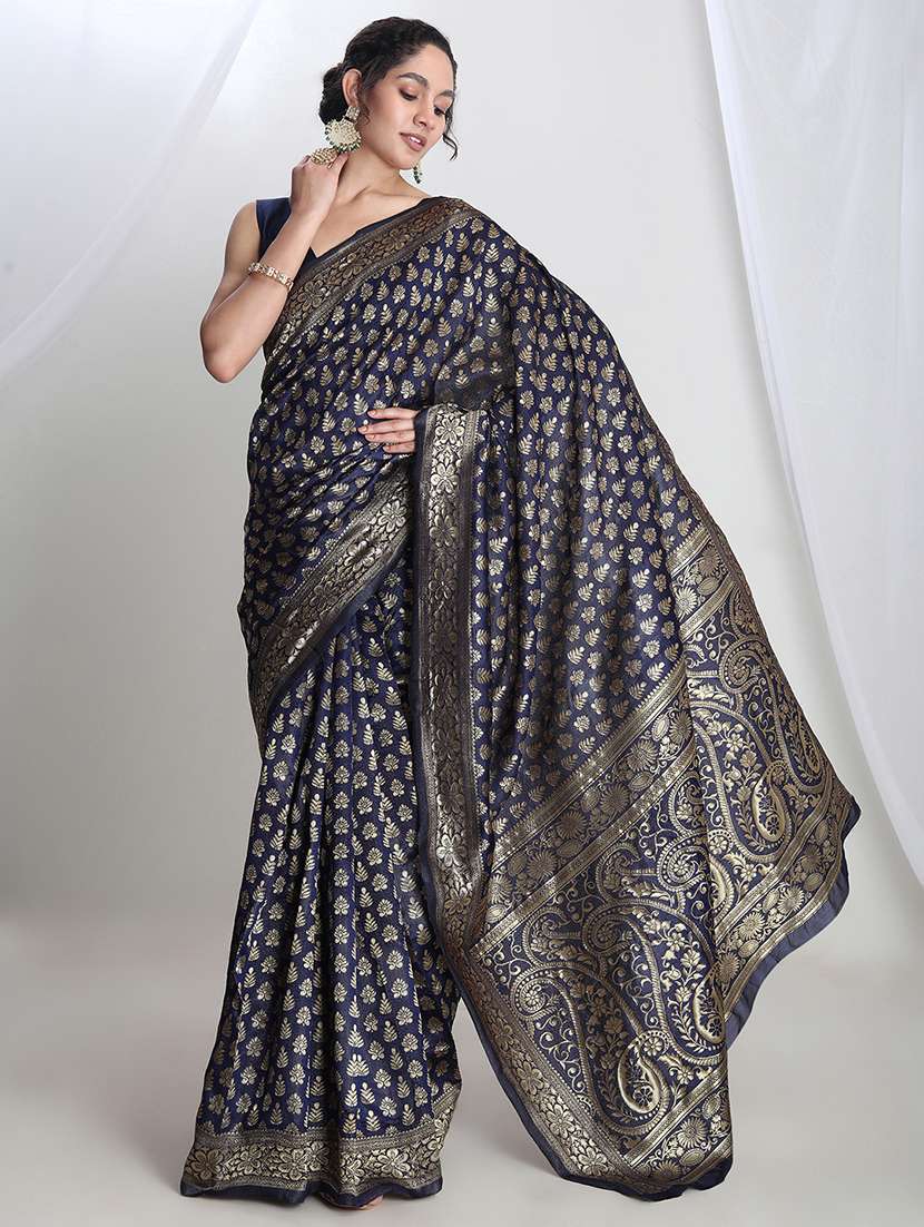 women self design banarasi saree with blouse - 21978416 -  Standard Image - 1
