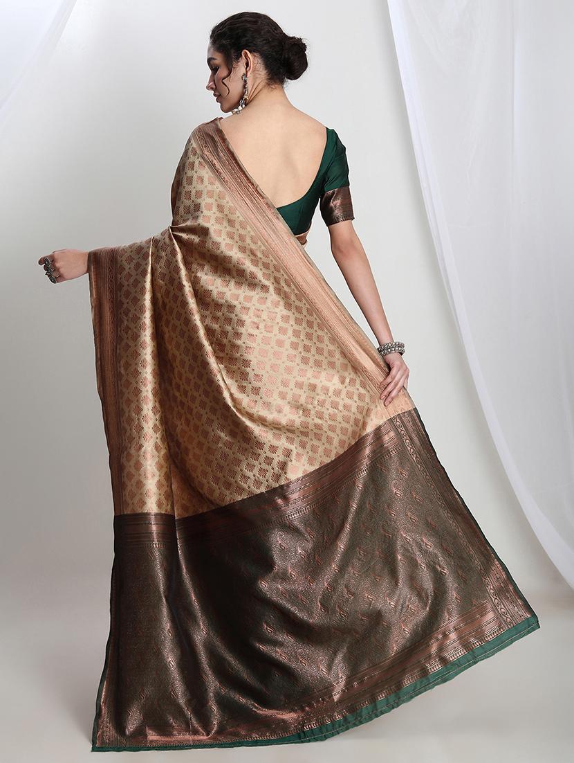 women self design banarasi saree with blouse - 21978417 -  Standard Image - 1