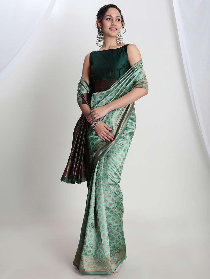 women self design banarasi saree with blouse - 21978420 -  Standard Image - 1