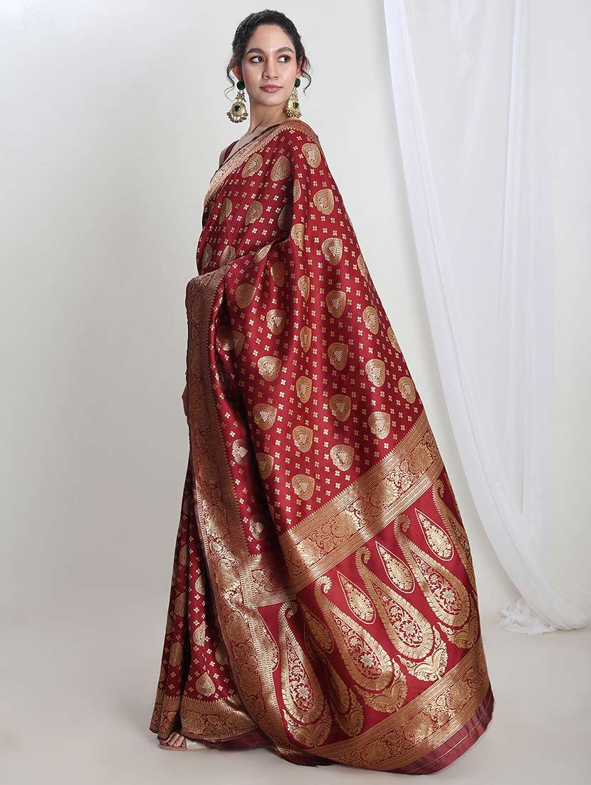 women self design banarasi saree with blouse - 21978429 -  Standard Image - 1
