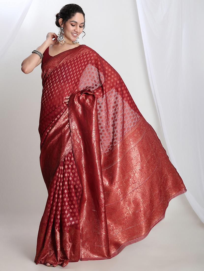 women self design banarasi saree with blouse - 21978430 - Standard Image - 1