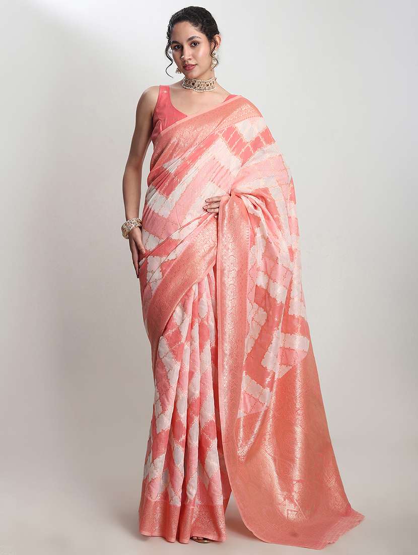 women self design banarasi saree with blouse - 21978436 - Zoom Image - 0