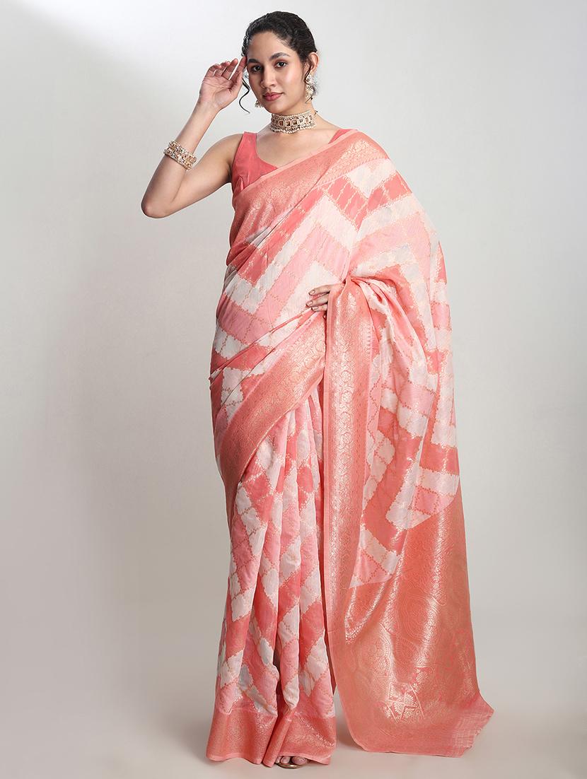 women self design banarasi saree with blouse - 21978436 - Standard Image - 1