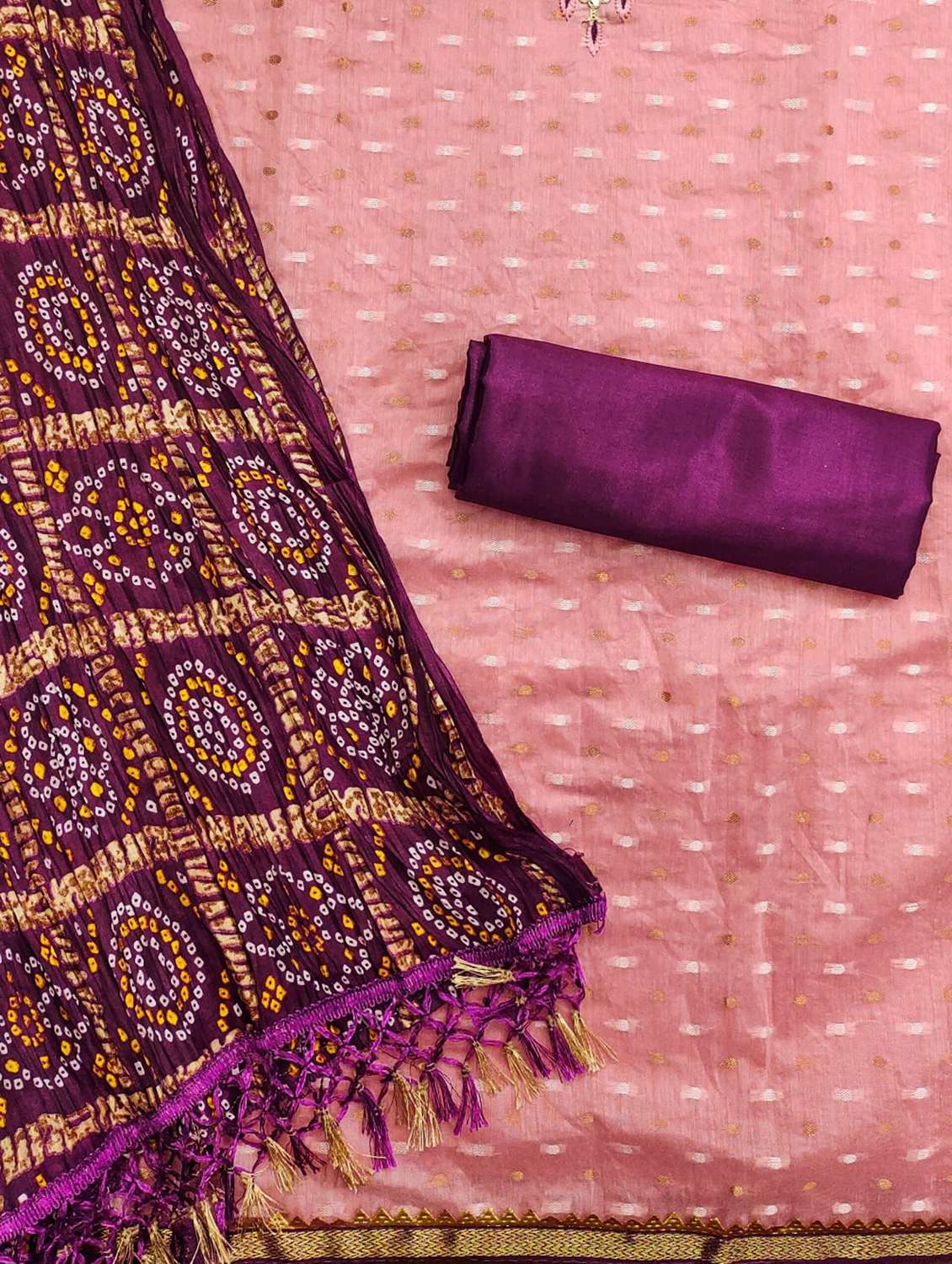 women self design embroidered unstitched suit set - 21978544 -  Standard Image - 1