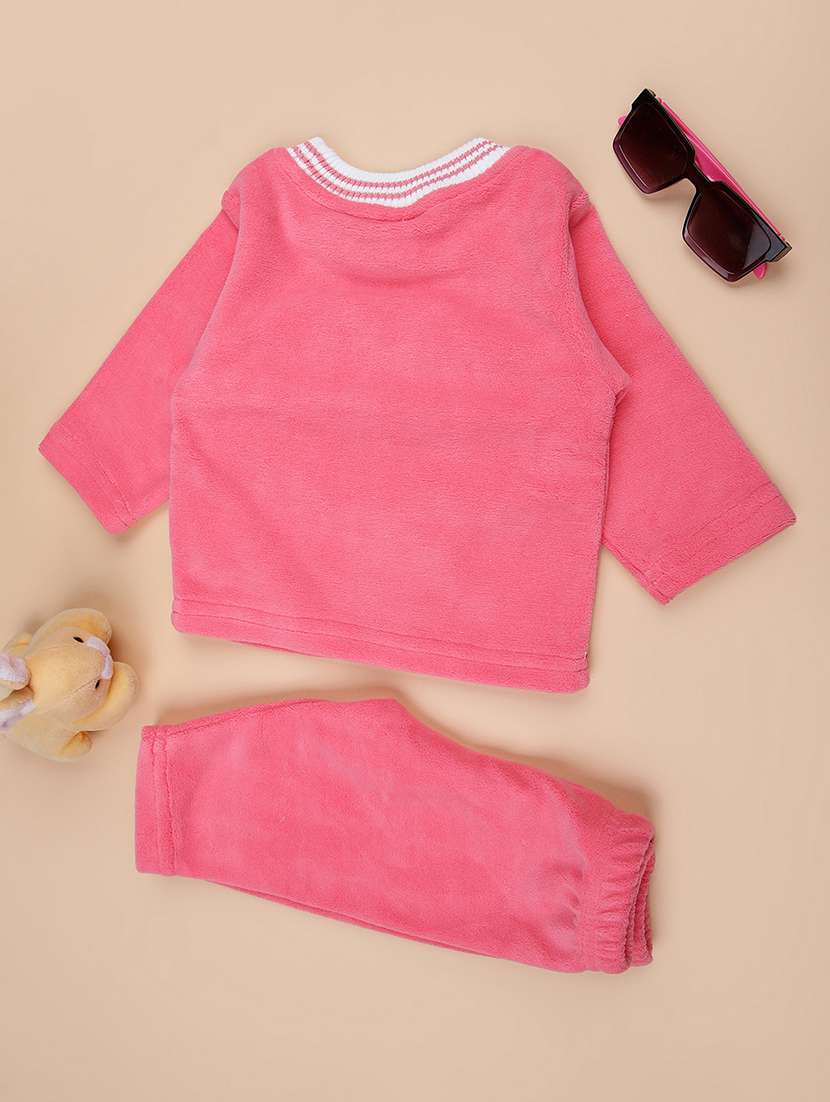 girls patch work long sleeve full length set - 21979003 -  Standard Image - 1