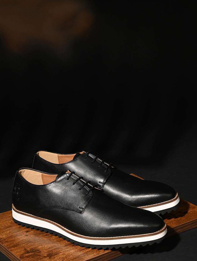 men black lace-up derby - 21979008 -  Standard Image - 1