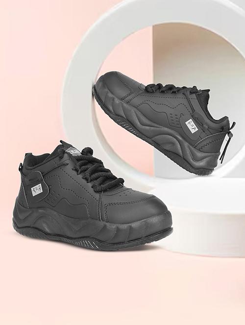 men black lace up casual shoes - 21979060 - Standard Image - 0