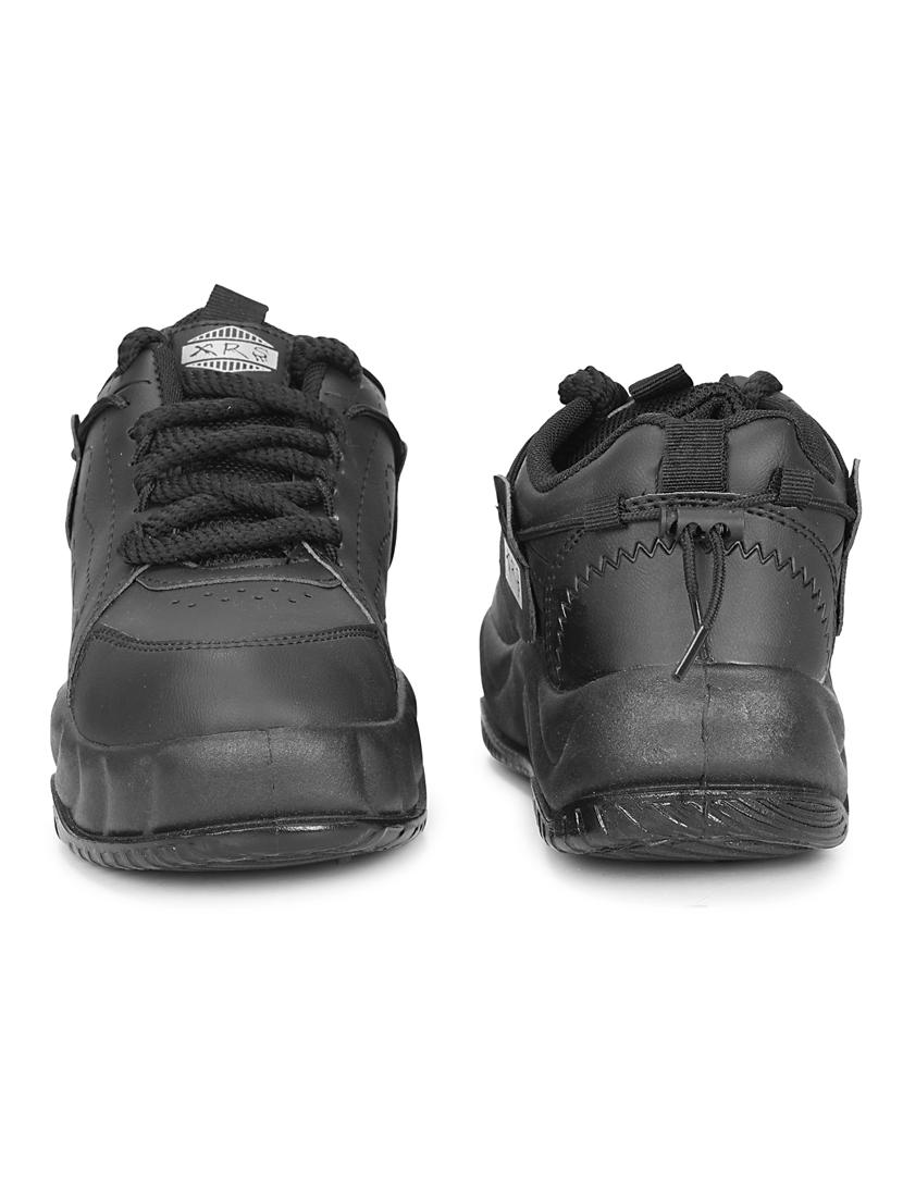men black lace up casual shoes - 21979060 - Standard Image - 4