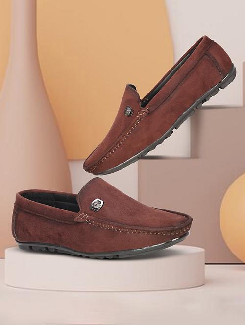 men brown slip on loafer - 21979067 -  Standard Image - 0