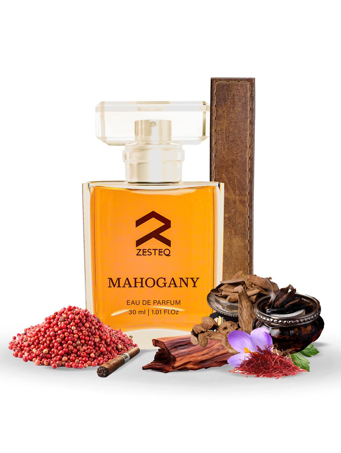 zesteq mahogany eau de parfum (30 ml) warm & woody fragrance - 21979198 - Standard Image - 1
