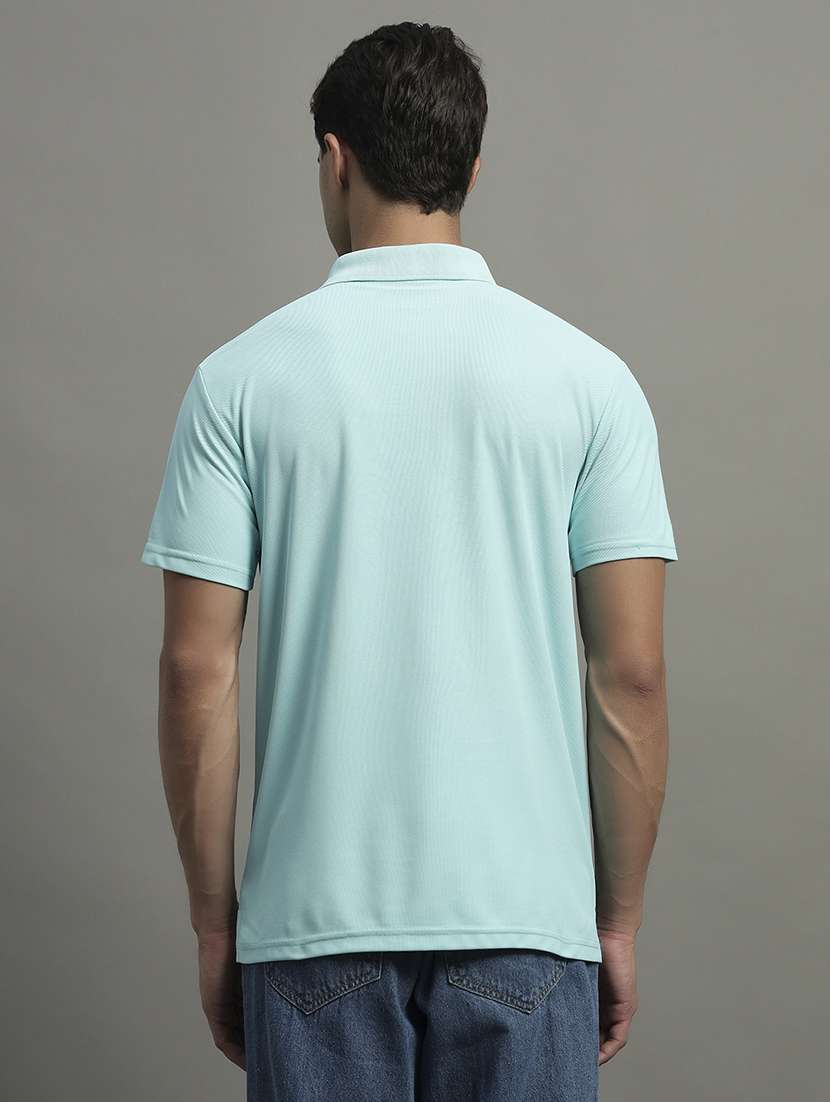 men checkered short sleeve polo t-shirt - 21979225 -  Standard Image - 4