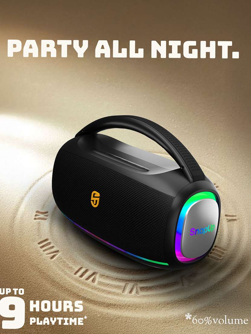 snapup groove z pro portable bluetooth speaker (raging black) - 21979314 -  Standard Image - 1