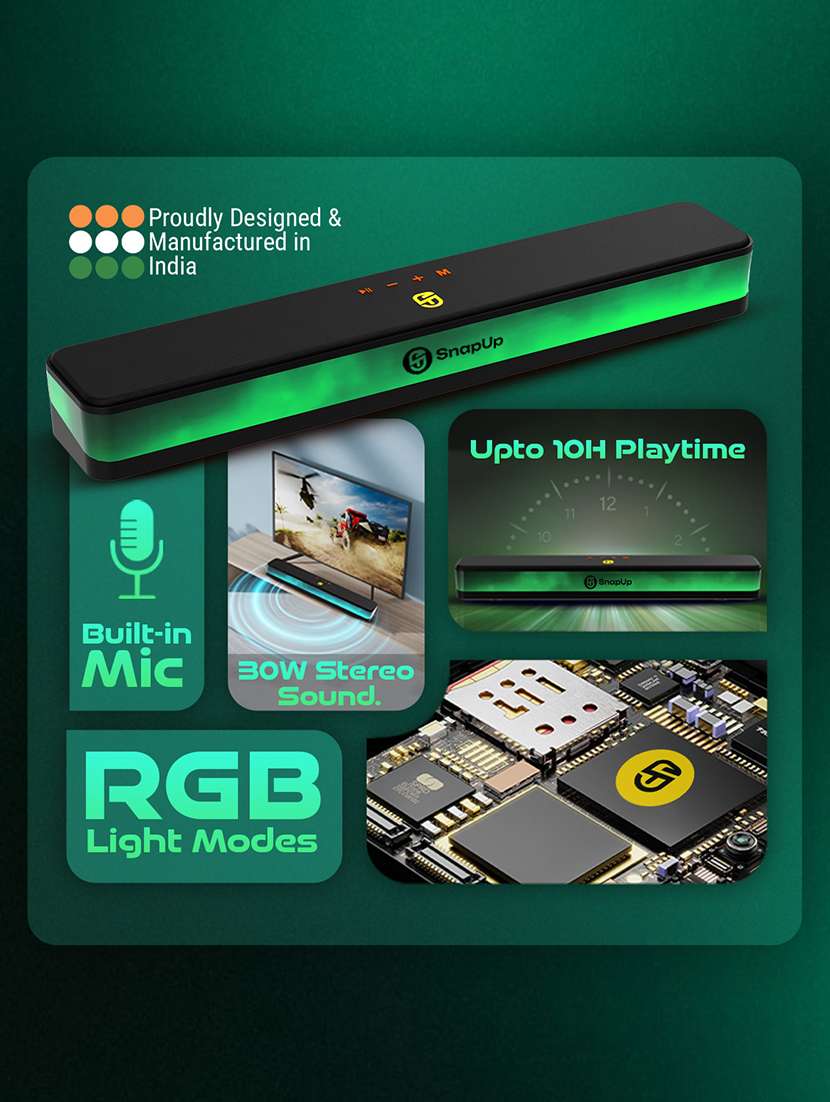 snapup boom fire sound bar (bossy black) - 21979319 -  Standard Image - 1