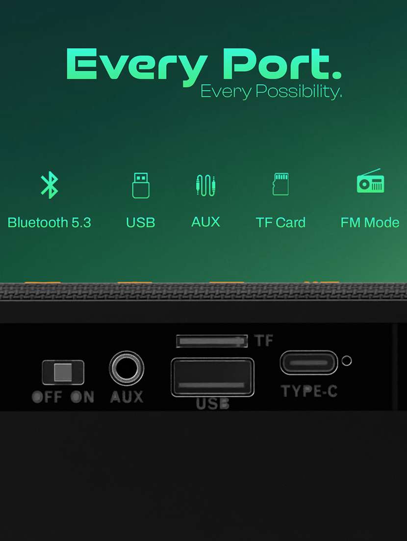 snapup boom fire sound bar (bossy black) - 21979319 -  Standard Image - 4