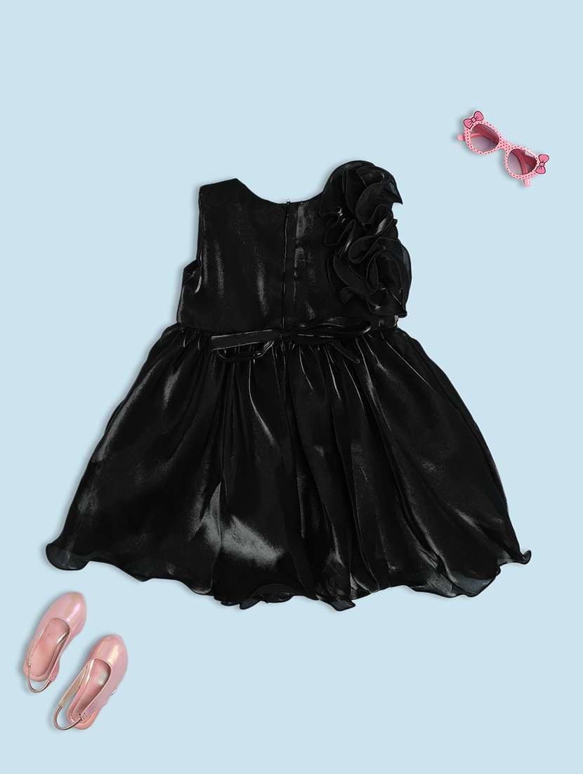 girls embellished sleeveless flared frock - 21979378 -  Standard Image - 1