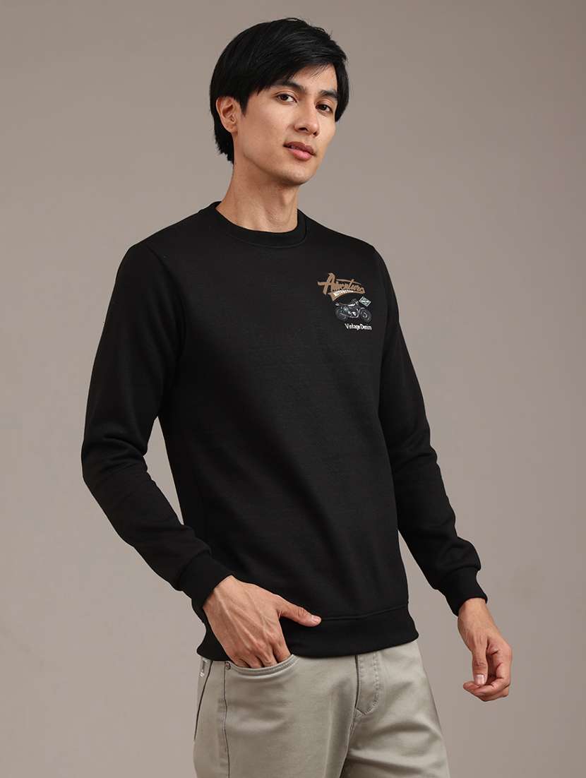 men printed long sleeve sweatshirt - 21979439 -  Standard Image - 4