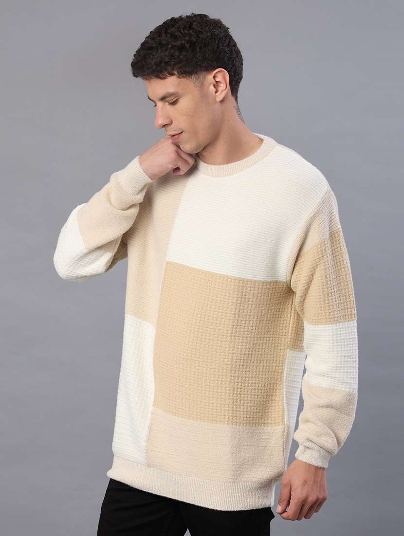 men self design long sleeve regular fit pullover  - 21979446 -  Standard Image - 1