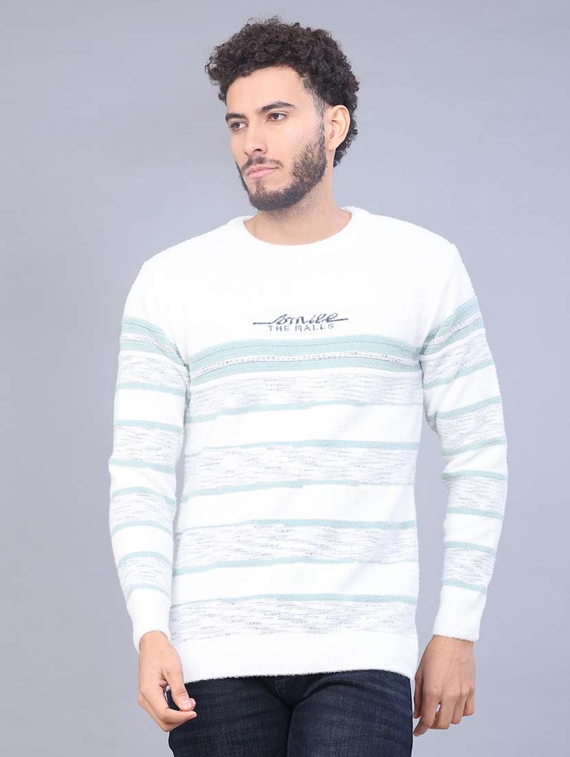 men sself design long sleeve regular fit pullover  - 21979447 -  Standard Image - 1
