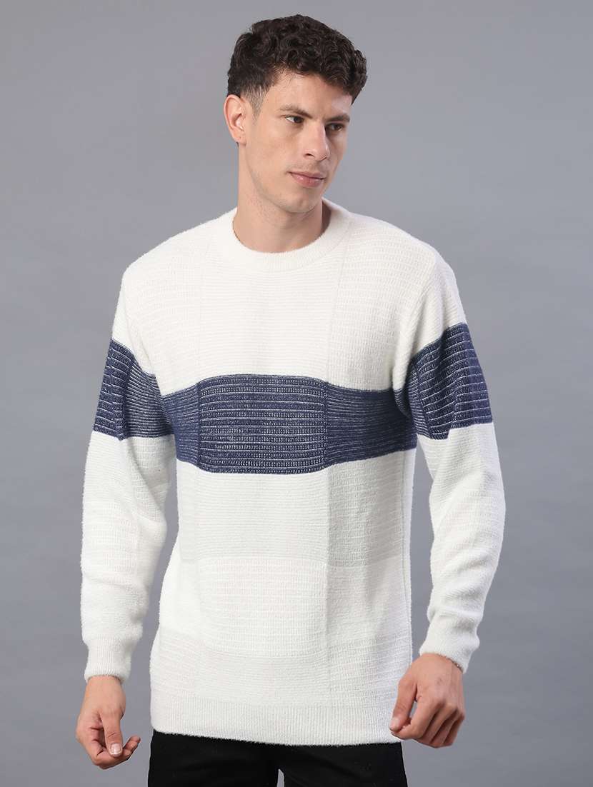 men self design long sleeve regular fit pullover  - 21979448 -  Standard Image - 1