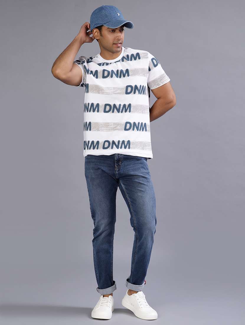 men washed mid rise full length jeans - 21979449 -  Standard Image - 4