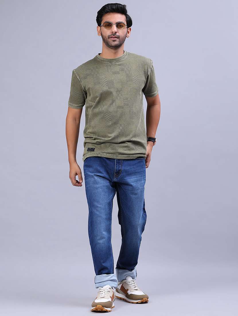 men washed mid rise full length jeans - 21979461 -  Standard Image - 4