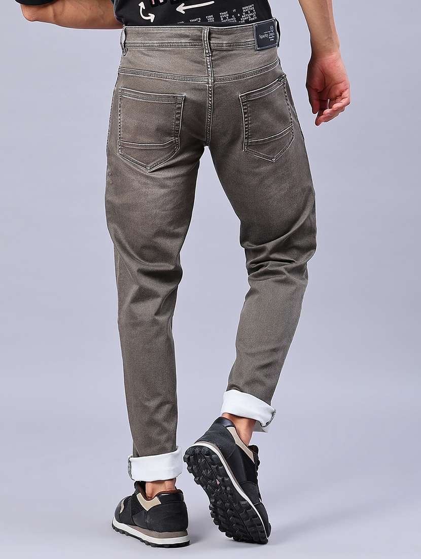 men washed mid rise full length jeans - 21979465 -  Standard Image - 4