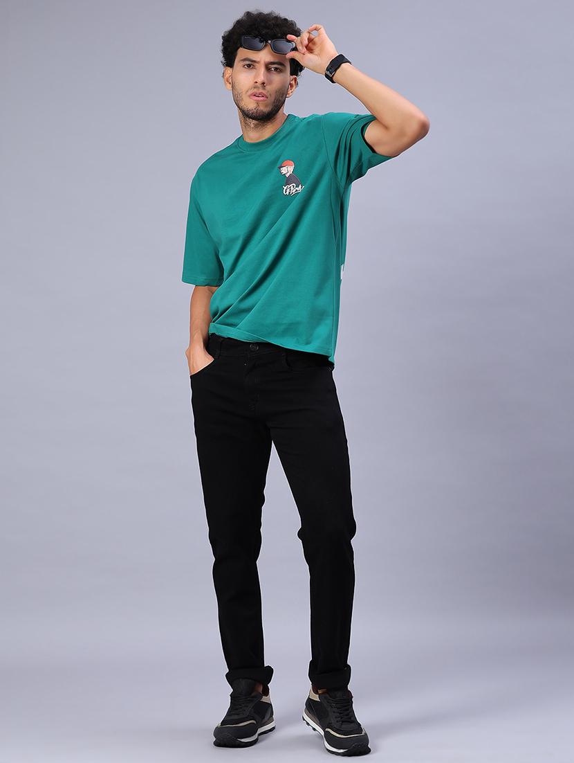 men plain mid rise full length jeans - 21979466 - Standard Image - 4