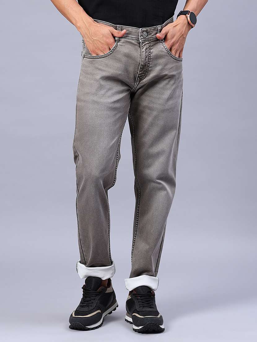men washed mid rise full length jeans - 21979467 -  Standard Image - 1