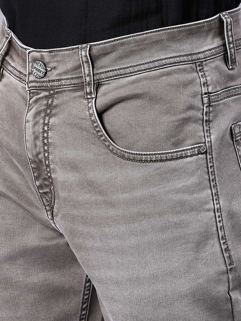 men washed mid rise full length jeans - 21979467 -  Standard Image - 4