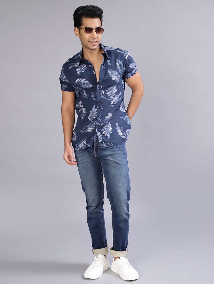 men solid mid rise slim fit jeans - 21979506 -  Standard Image - 4