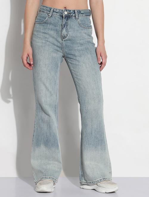 women solid high rise bootcut jean - 21979735 -  Standard Image - 0