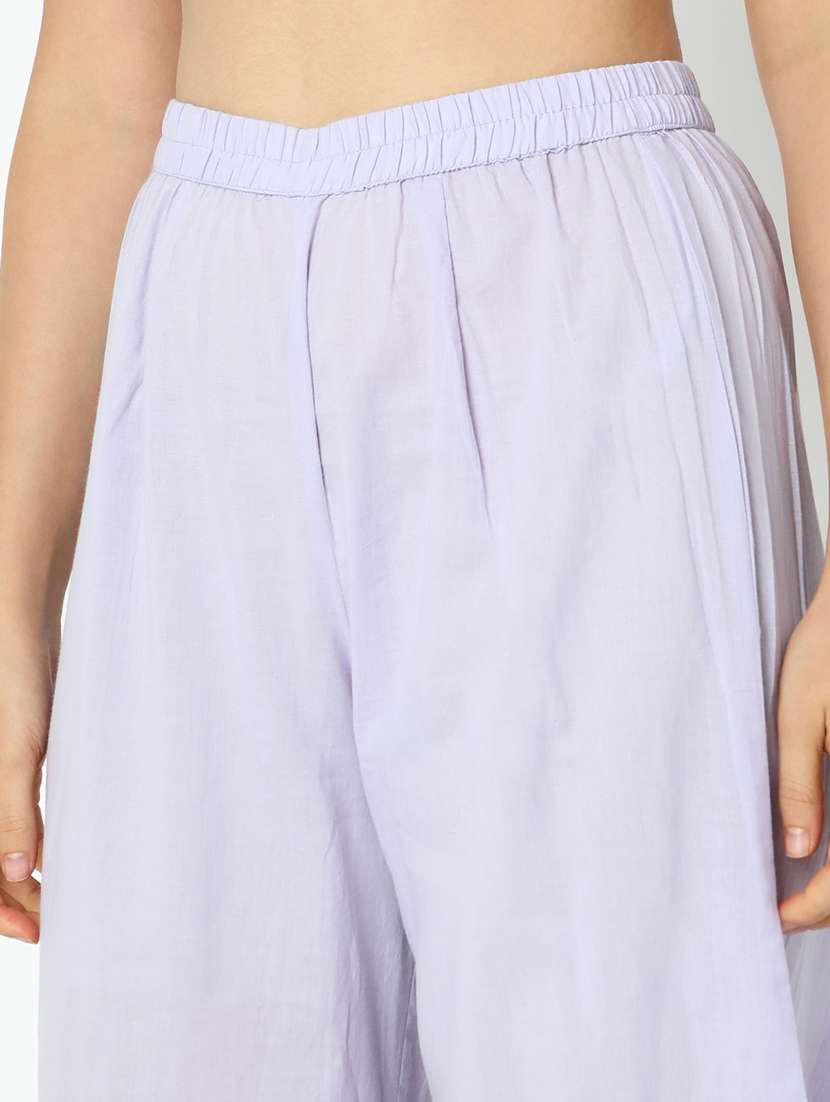 women three quarter sleeve kurta palazzo with dupatta set - 21979783 -  Standard Image - 6