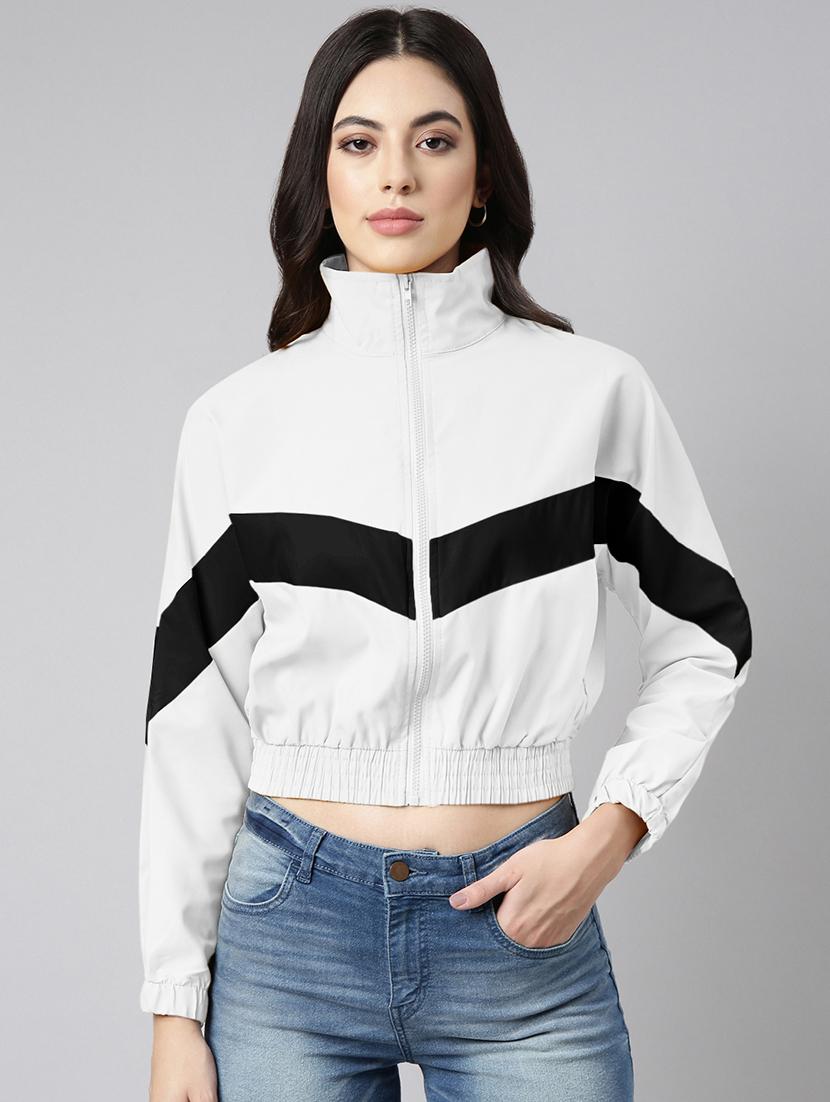 women tapered long sleeve wincheater jacket - 21979830 -  Standard Image - 1