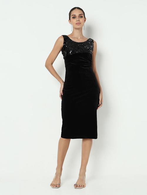 women sequined sleeveless bodycon dress - 21979883 - Standard Image - 0
